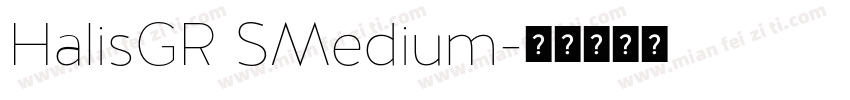 HalisGR SMedium字体转换